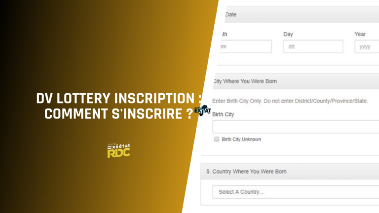 Comment s'inscrire à la loterie DV 2025-2026