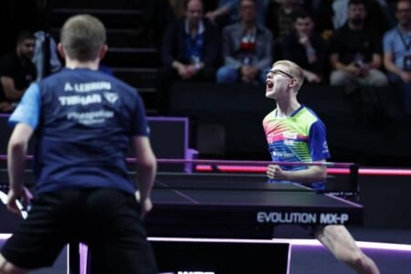 Félix Lebrun bat enfin son frère Alexis et se qualifie pour les demies du WTT de Montpellier