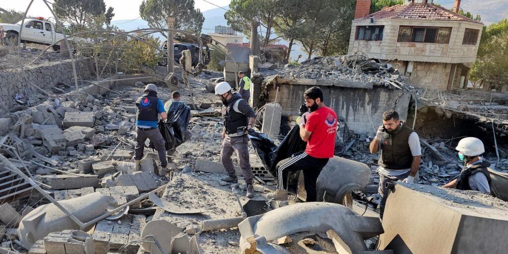 onze morts dans un village de la Bekaa occidentale, au sud-est de Beyrouth, selon le ministère de la santé libanais