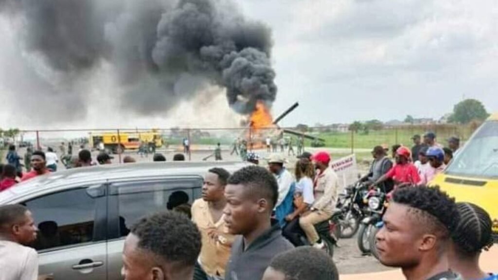 crash d’un hélicoptère militaire à Kinshasa
