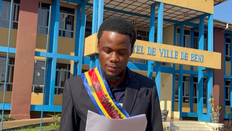 Marche des étudiants et jeunes de Beni contre le M23