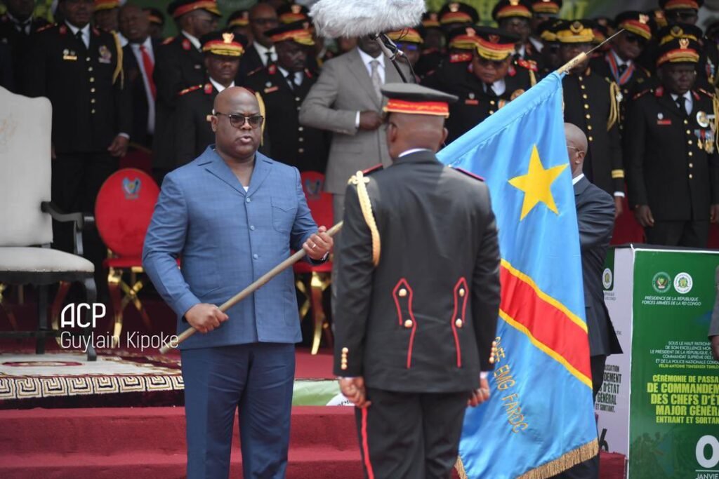 Le général Jules Banza prend le bâton de commandement des FARDC