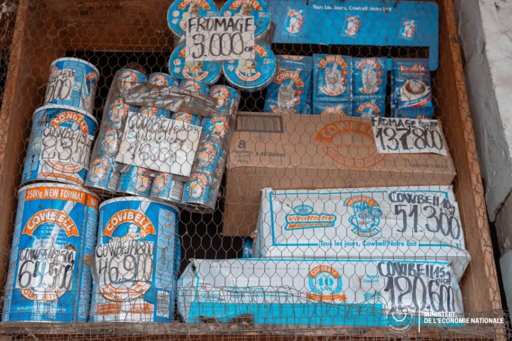 Baisse des prix du riz, du sucre, du lait en poudre et du poisson salé à Kinshasa