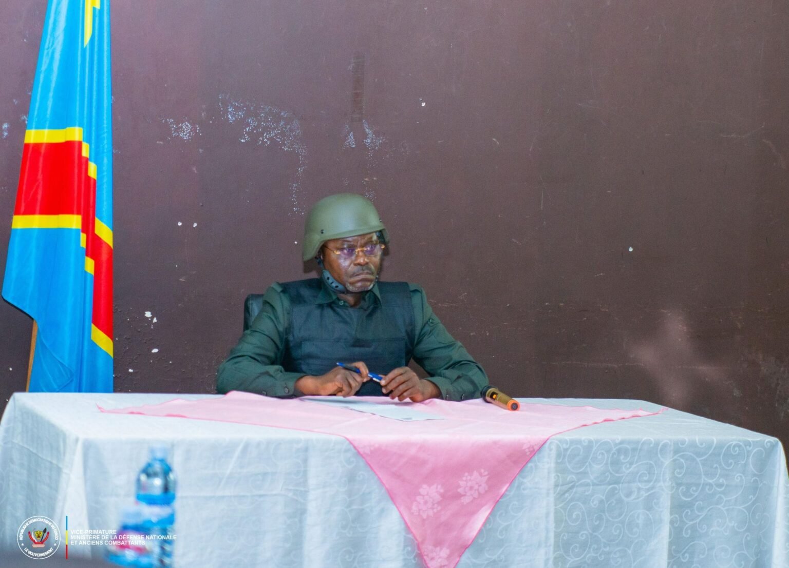  Le ministre de la Défense appelle le gouverneur du Nord-Kivu et ses collaborateurs à faire fonctionner la province