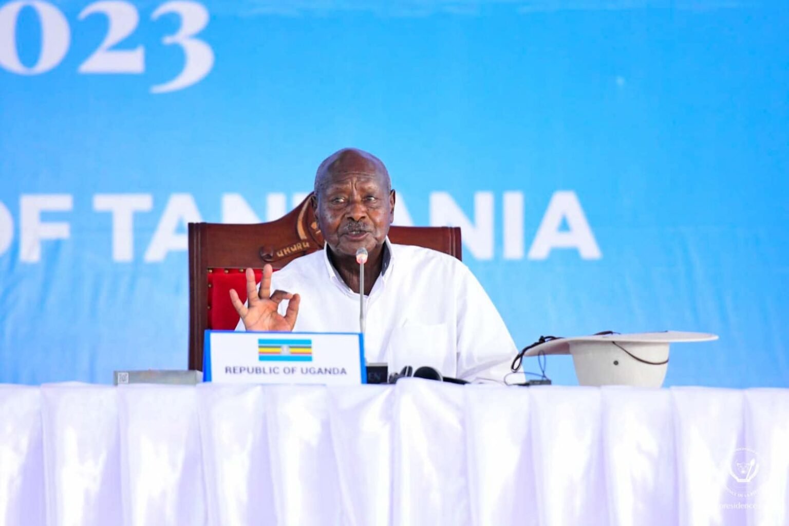 La Délégation Cenco-ECC Échange Avec Museveni sur le Retour de la Paix en RDC