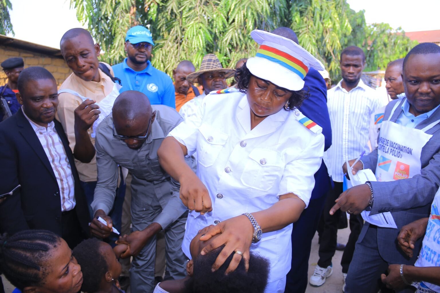 Kinshasa: Lancement de la Campagne de Vaccination contre la polio pour les Sinistrés des inondations
