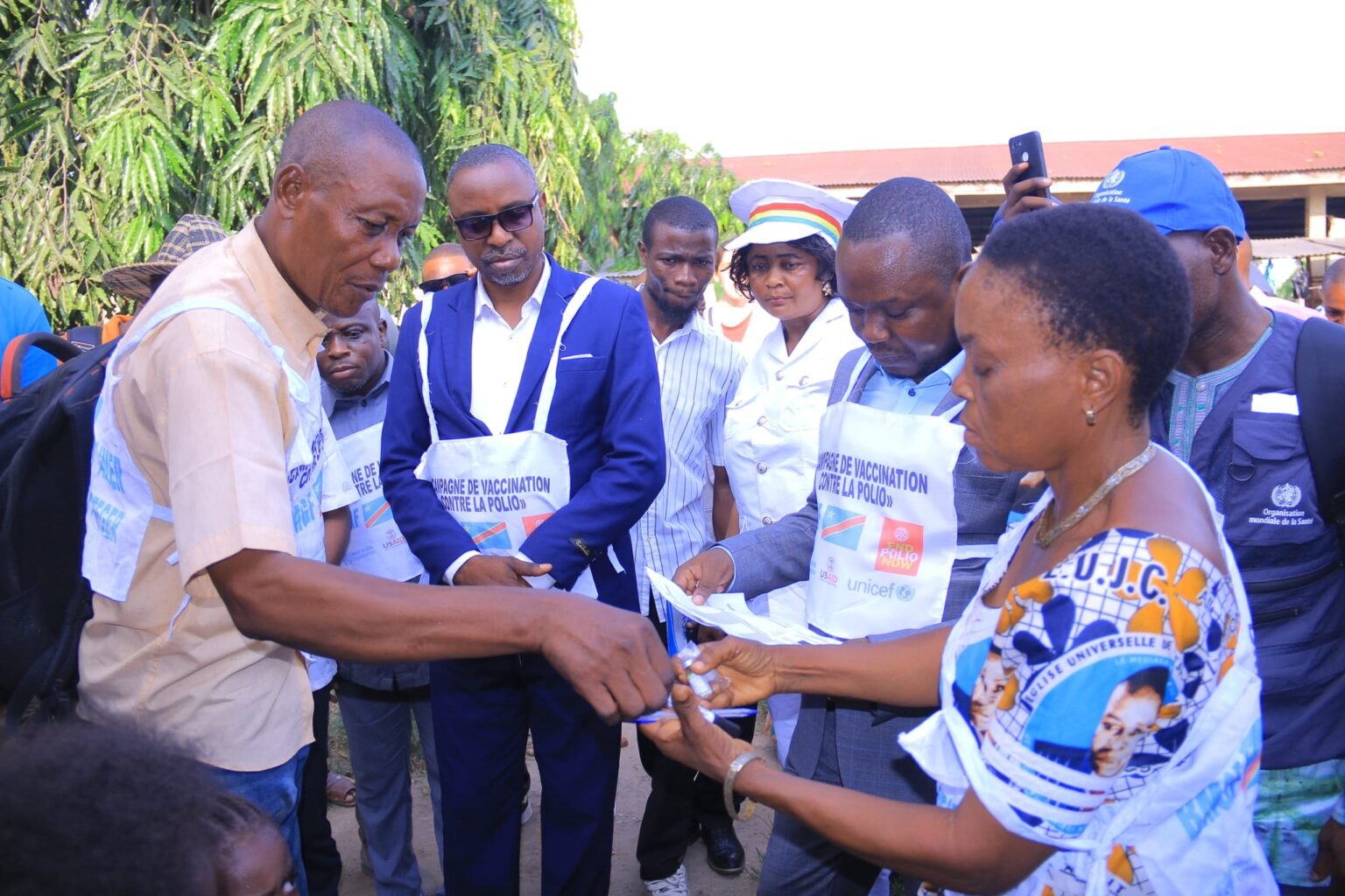 Lancement de la Campagne de Vaccination contre la polio danses Quelques Ville de la RDC!