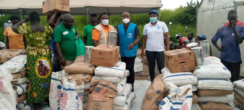 L’Église anglicane du Congo distribue des vivres à 250 ménages de déplacés à Bukavu
