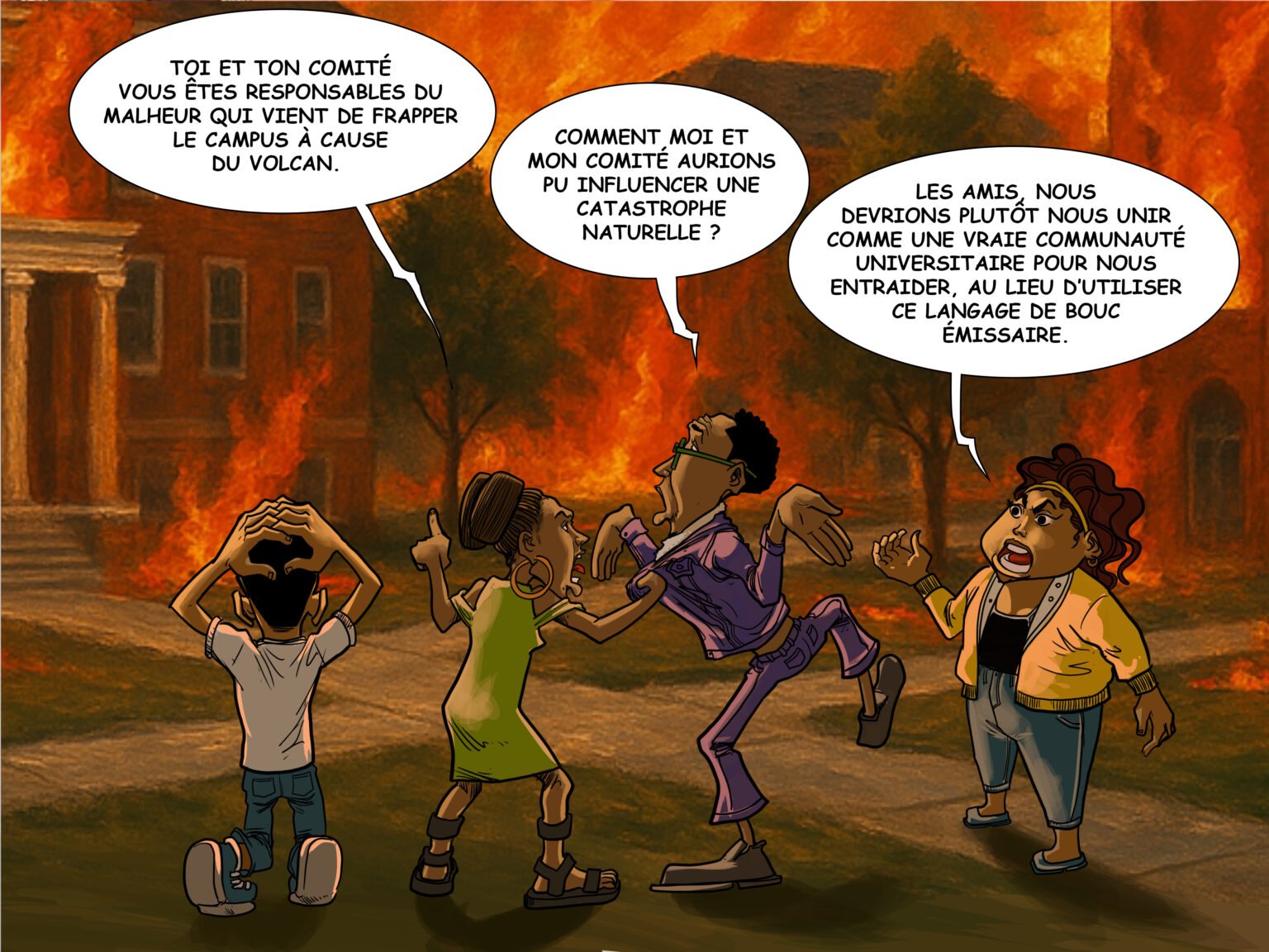 Face à une catastrophe un peu: Avec le Choc, des discours de Colère et des insultes Fusent