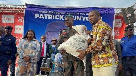 Butembo : des centaines de déplacés reçoivent une aide alimentaire et non alimentaire