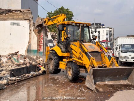 À Kinshasa, L’Hôtel de Ville pour la création la Démolition des Constructions Anarchiques à Ngaliema