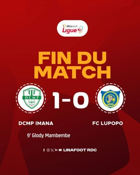 Linafoot / Play Off: le dcmp bat le fc lupopo et s’adjuge la 6e place au provisoire de classification