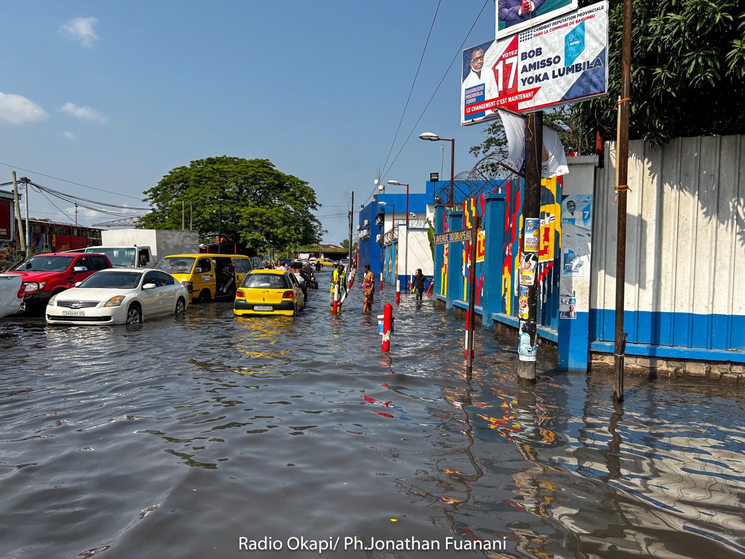 Kinshasa: une forte pluie cause d’importants décoratifs matériels