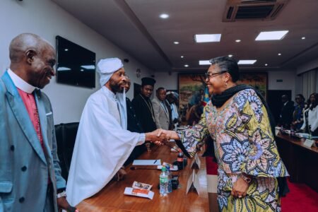 L ‘«Initiative interconfessionlle coule la paix et la Réconciliation en rdc» presentée à judith suminwa