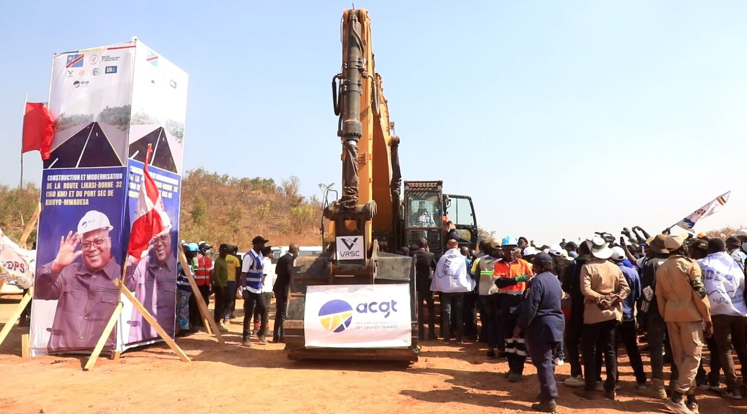 Haut-Katanga: Lancement des Travaux de la Route Likasi – Borne 32