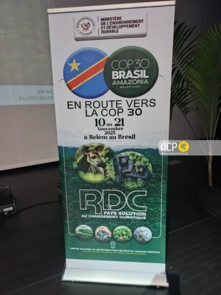 Présentation de la Feuille de Route de la rdc à la Conférence Sur le Climat, Cop 30