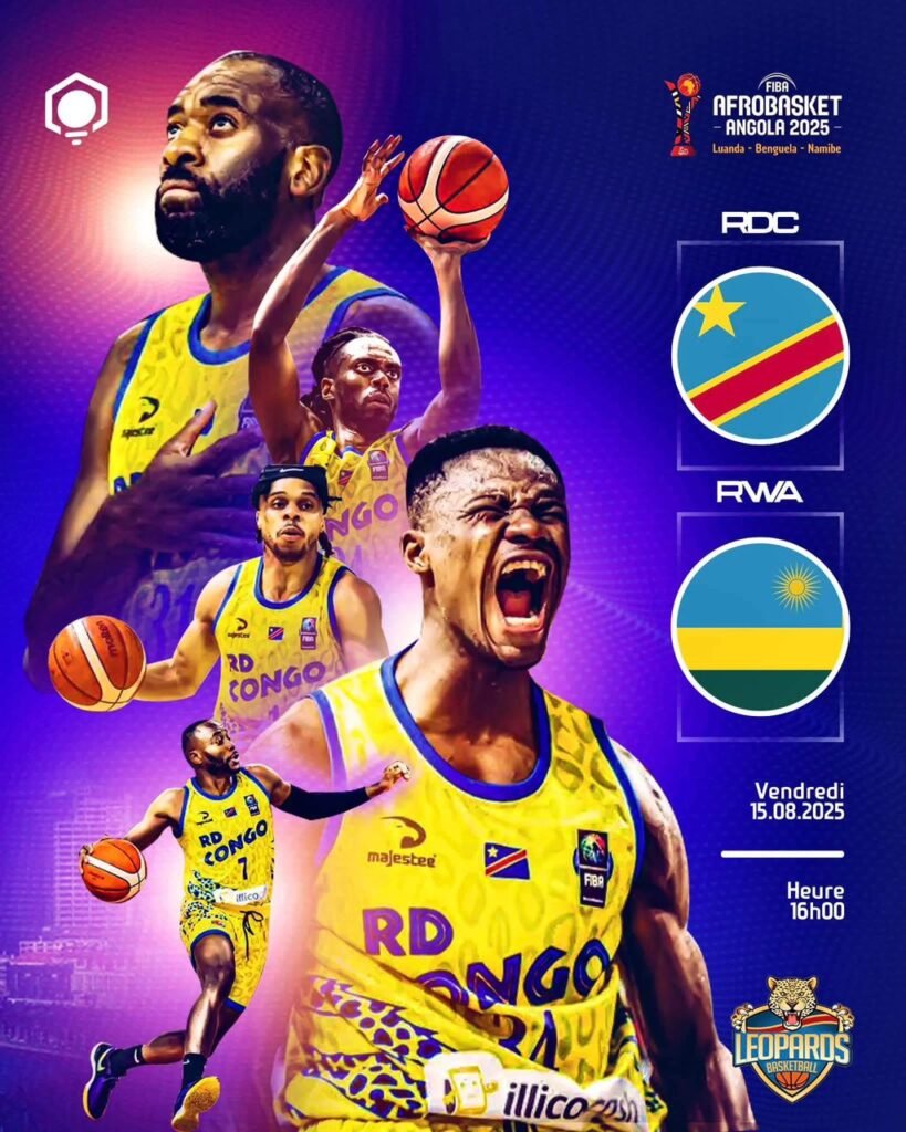 Afrobasket 2025: La RDC Reprend Espoir APRÈS SA Victoire sur le Rwanda (65-58)