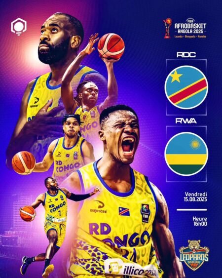 AfroBasket 2025 : la RDC reprend espoir après sa victoire sur le Rwanda (65-58)