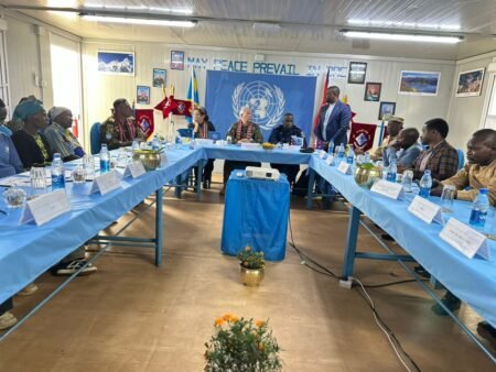 Echanges entre le commandant de la Force de la MONUSCO et les communautés sur la crise sécuritaire en Ituri