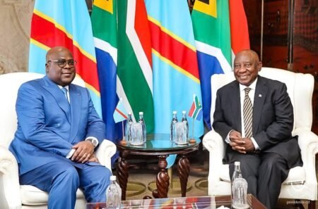 CONGO NOUVEAU: «Félix Tshisekedi à Pretoria pour une visite de Travail Avec son homologue Cyril Ramaphosa»