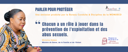 Parler pour protéger: Agir pour la paix et prévenir les abus et l’Exploitation sexuels pour bâtir
