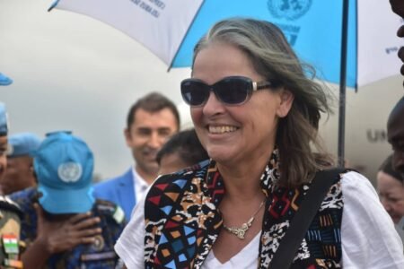 Vivian van de perre Réaffirme l’Engagement de la monusco à la lutte contre l’insécuté au nord-kivu
