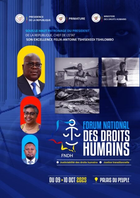 Début de la première édition du Forum national des droits humains à Kinshasa
