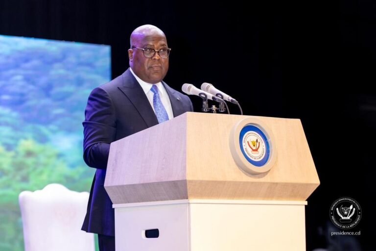 Félix Tshisekedi réaffirme la vocation climatique de la RDC