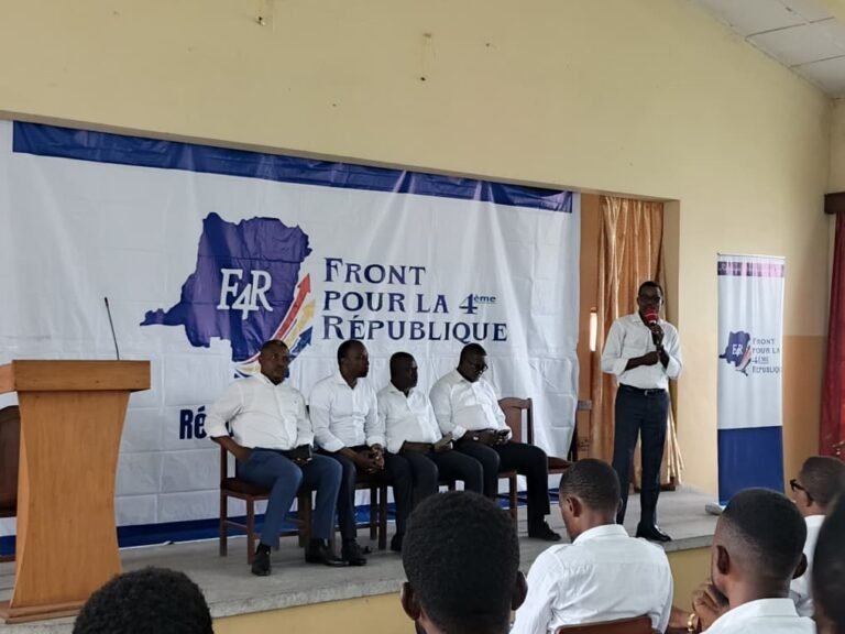 Le Front pour la 4ᵉ République prône un nouveau modèle de gouvernance en RDC