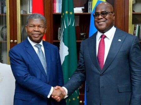 Félix Tshisekedi en visite de travail à Luanda
