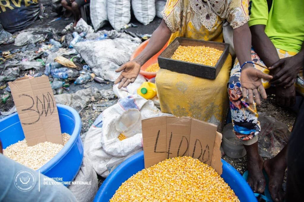 Le prix du maïs à doublé sur le marché de Kananga