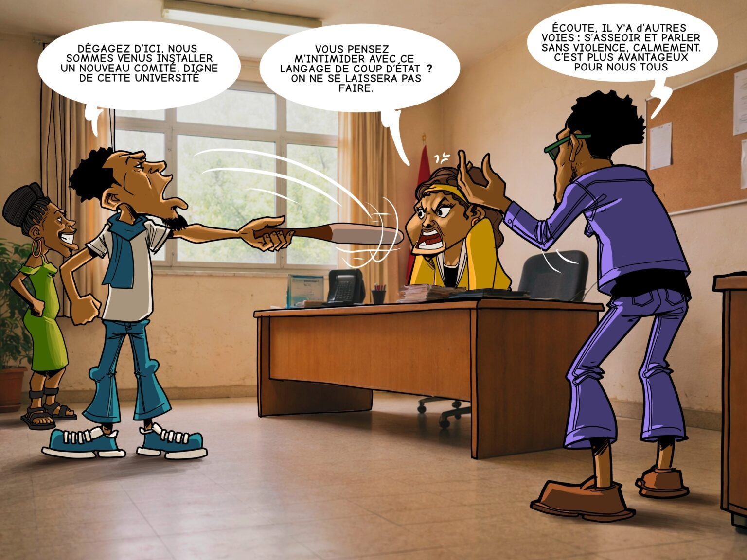 Le langage de légitimation des coups de force