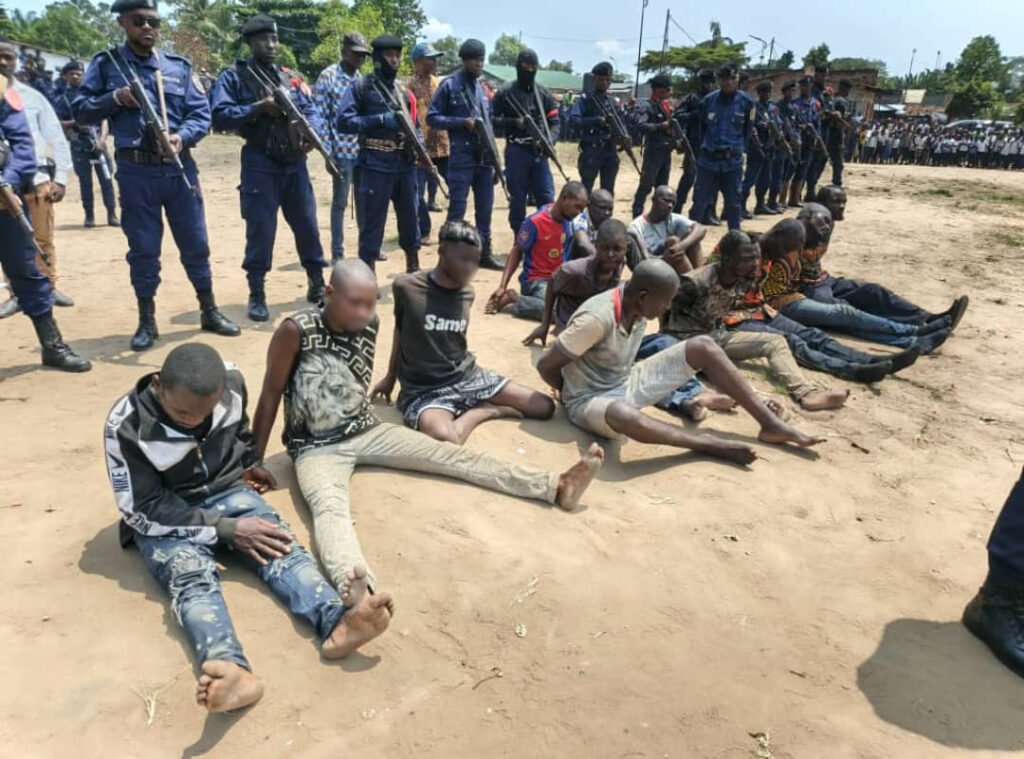 Au moins 15 présumés criminels présentés devant la presse à Kisangani