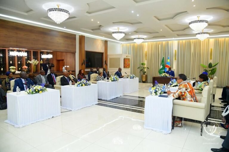 Félix Tshisekedi et Les facilitateurs de l’UA échangent sur les initiatives de paix dans les Grands lacs