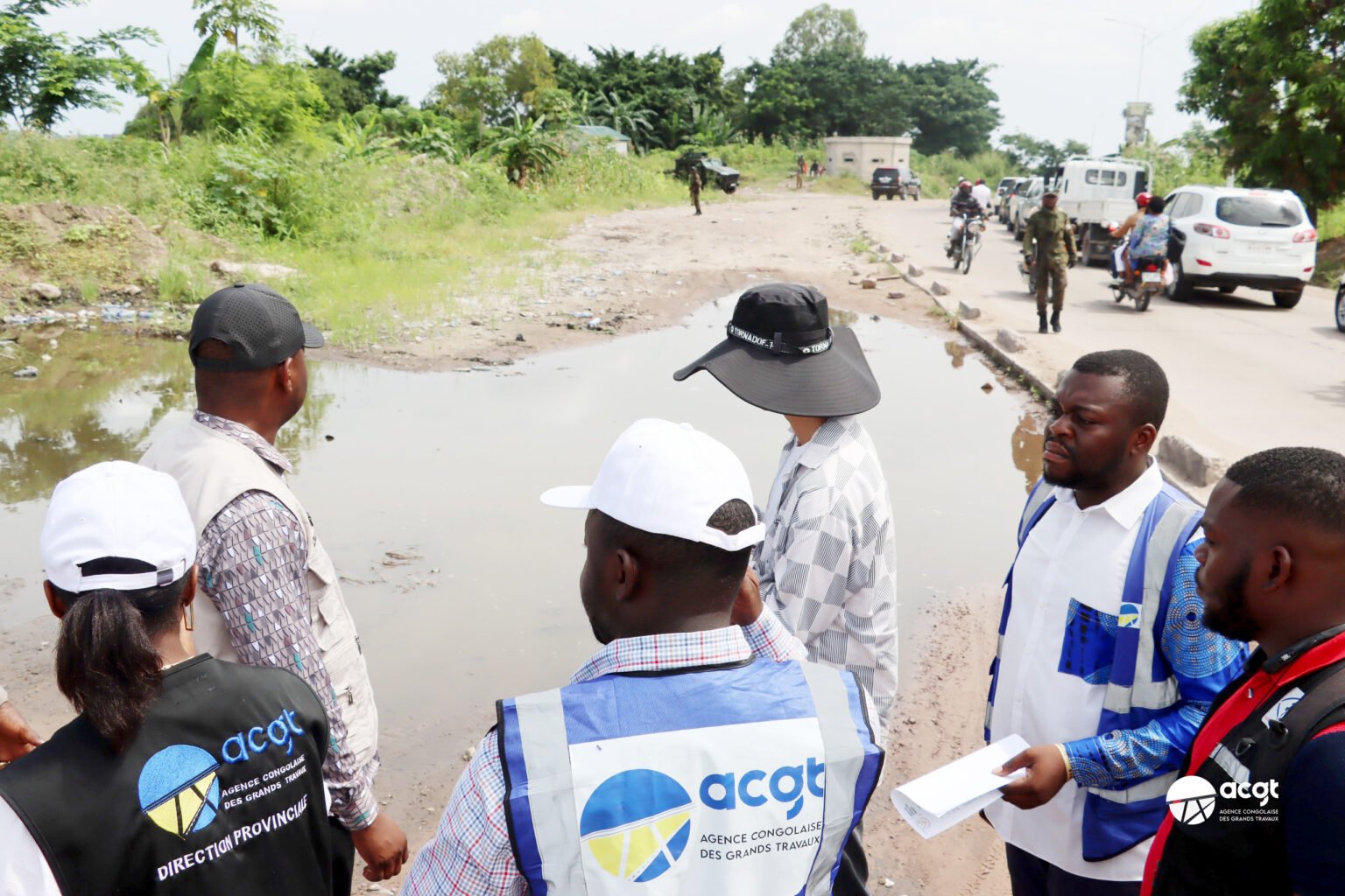 L’IGF évalue l’évolution des travaux de voirie sous la gestion de l’ACGT à Kinshasa