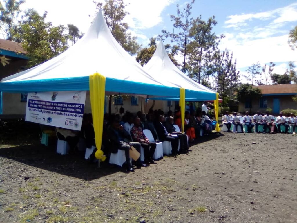 Plus de 100 000 enfants attendent encore leur enregistrement à l’état civil au Nord-Kivu