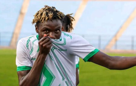 Linafoot Ligue 1 : « Mon travail est de marquer », Bingi Belo après son but face aux Aigles