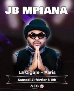 Le concert de JB Mpiana à la Cigale de Paris annulé