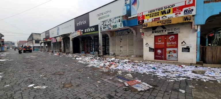 Des tirs à l’arme lourde et des pillages signalés dans certains quartiers de Goma