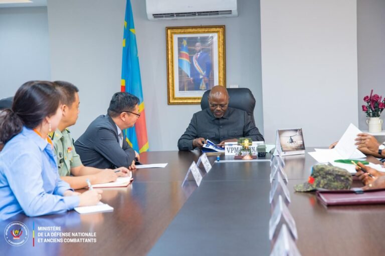L’ambassadeur de Chine exprime la volonté de son pays d’apporter un appui aux FARDC
