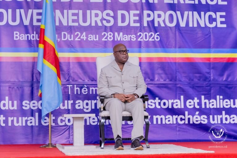 L’insuffisance d’infrastructures et les difficultés de desserte freinent l’essor du Grand Bandundu, note Félix Tshisekedi