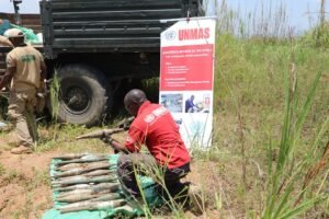 Environ 360 zones contaminées par des mines antipersonnel recensées en RDC (UNMAS)