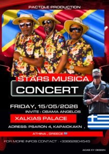 Stars musica attendu en Grèce le 15 mai 2026