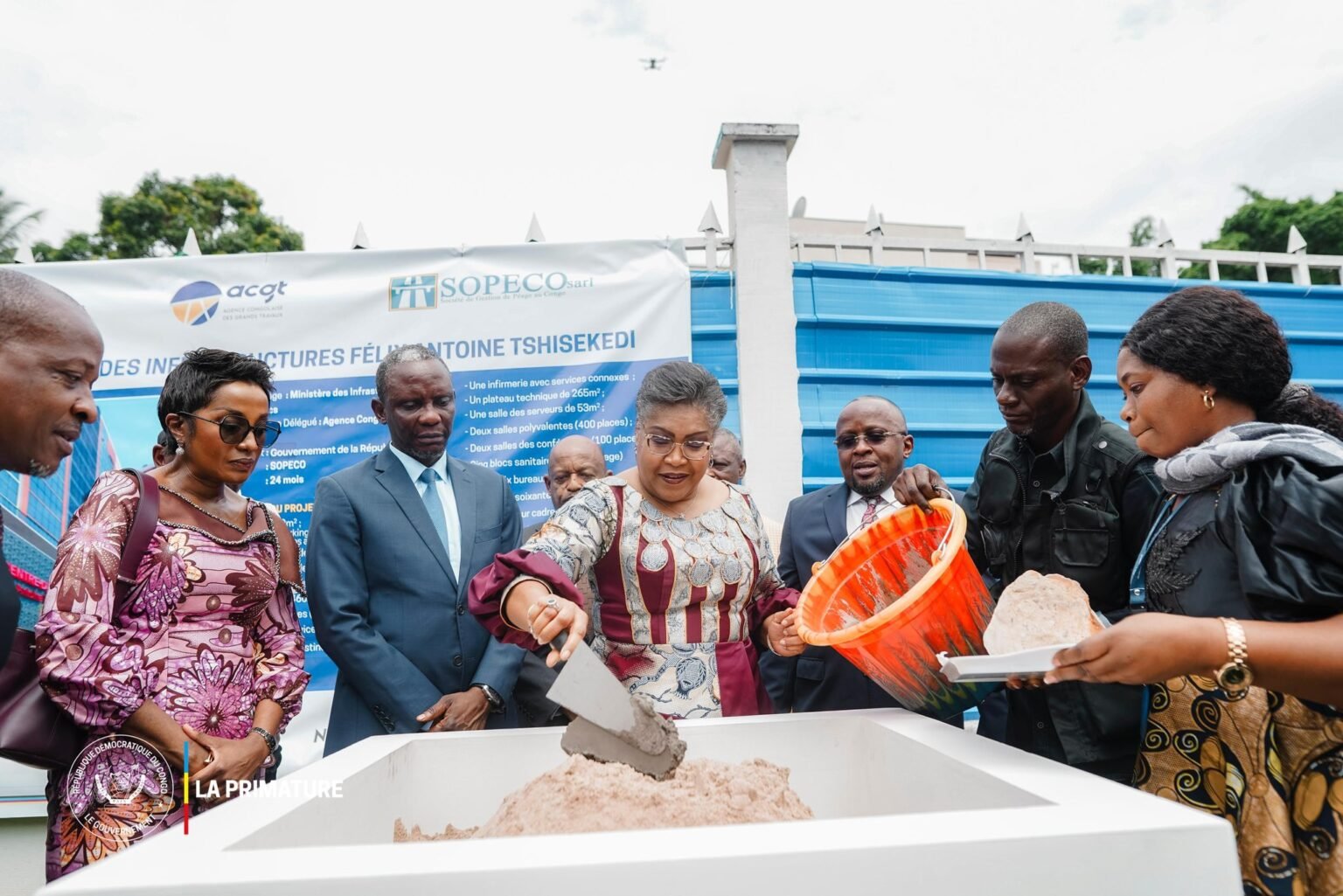 Judith Suminwa satisfaite de la réalisation des travaux des rocades sud et ouest de Kinshasa