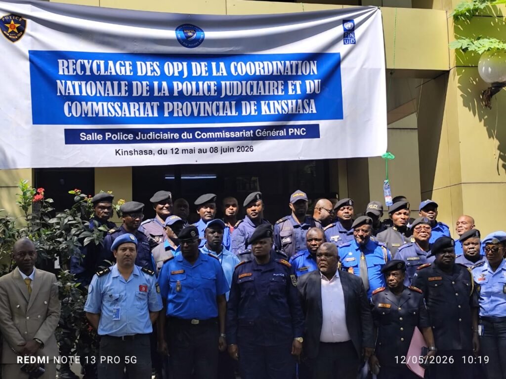 Début de la session de recyclage de plus de 60 OPJ du commissariat provincial de Kinshasa