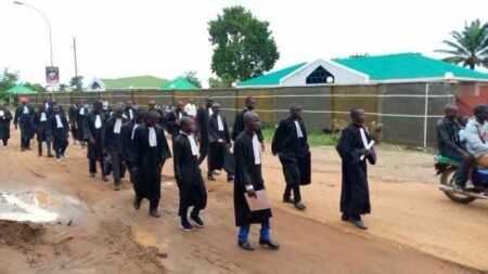 Marche des avocats à Mbuji-Mayi contre l’agression présumée de leur confrère par un officier militaire