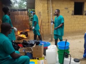 Des réservoirs de plus de 5 000 litres d’eau installés aux barrières sanitaires contre Ebola à Beni