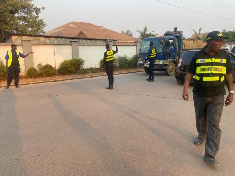 La CNPR mobilisée pour fluidifier la circulation routière à Lubumbashi depuis plus de six mois