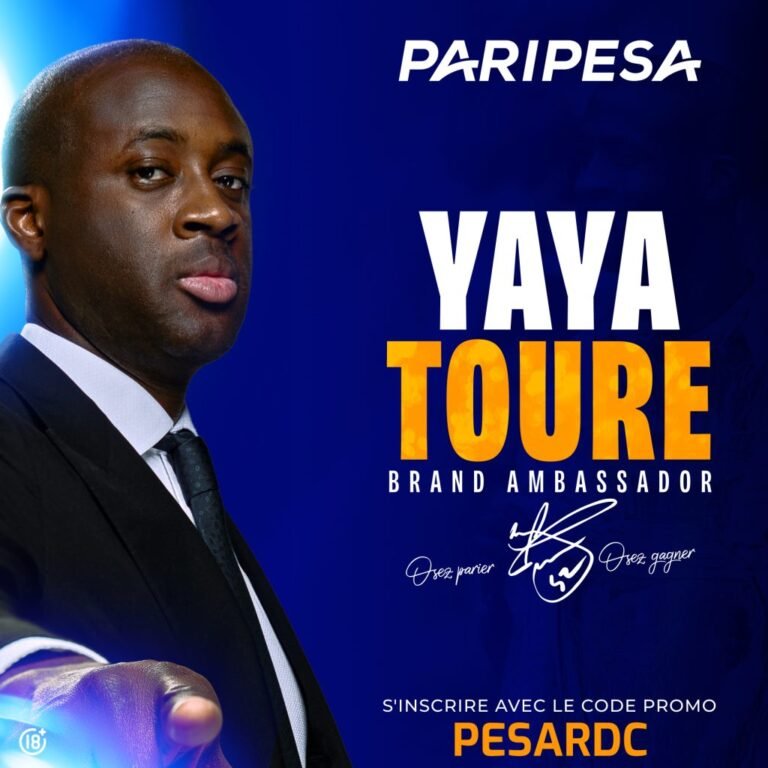 PariPesa s’installe en République Démocratique du Congo : le « Maestro » des paris sportifs débarque avec Yaya Touré !